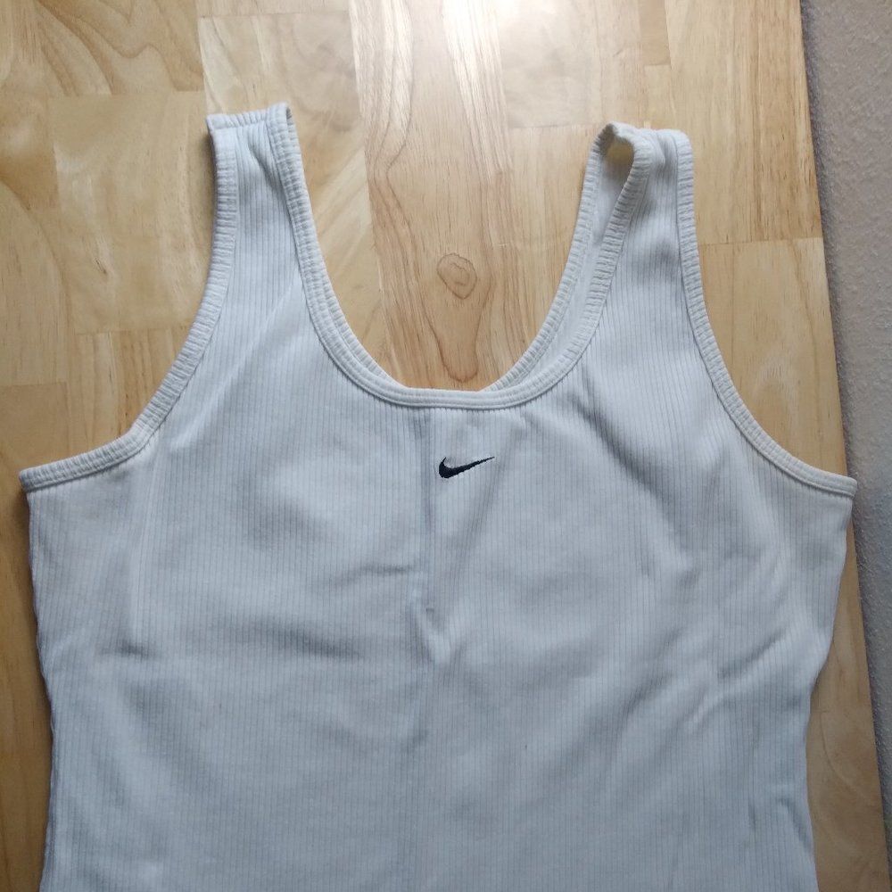 Vintage 90s Nike Center Swoosh Cropped Tank Top